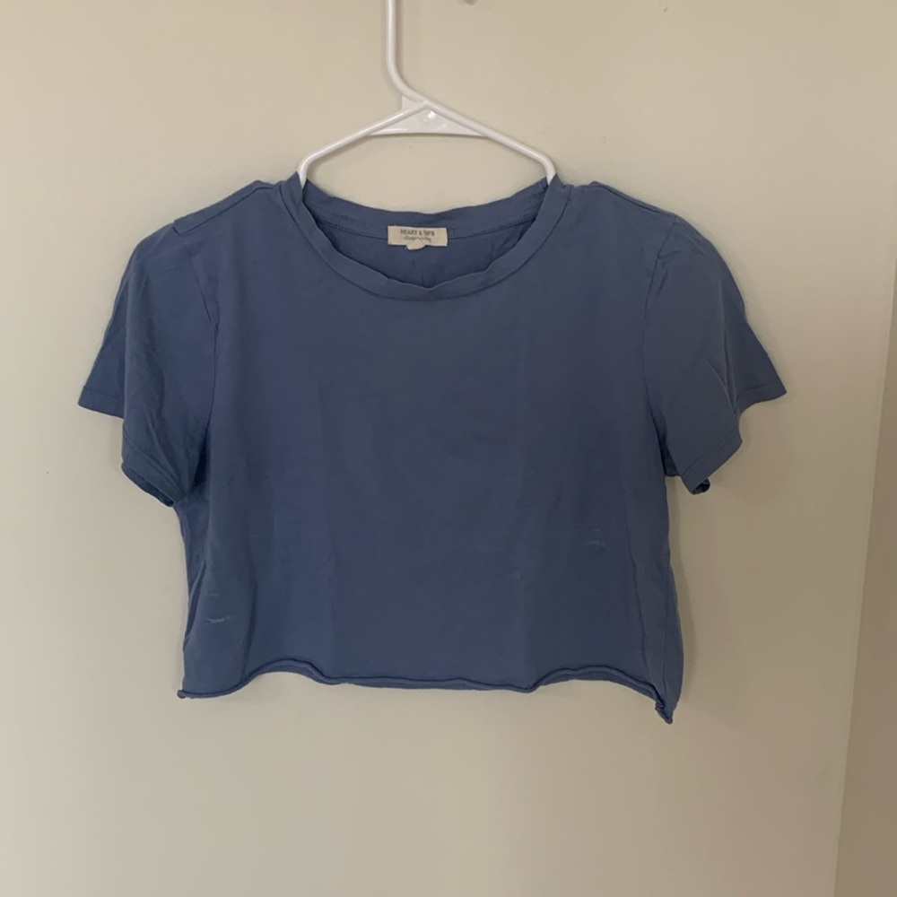 Light Blue Cropped T-shirt